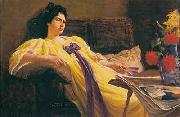 Rodolfo Amoedo Retrato de mulher oil painting on canvas